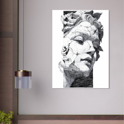 Echo einer Muse - Wandkunst by Wall Poetry