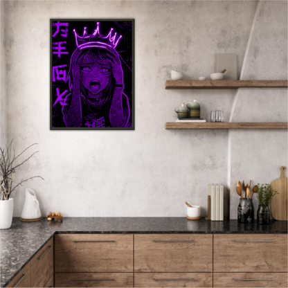 Lila war nie leise - Wandkunst by Wall Poetry