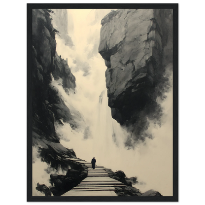 Nebel trägt mich heim - Wandkunst by Wall Poetry