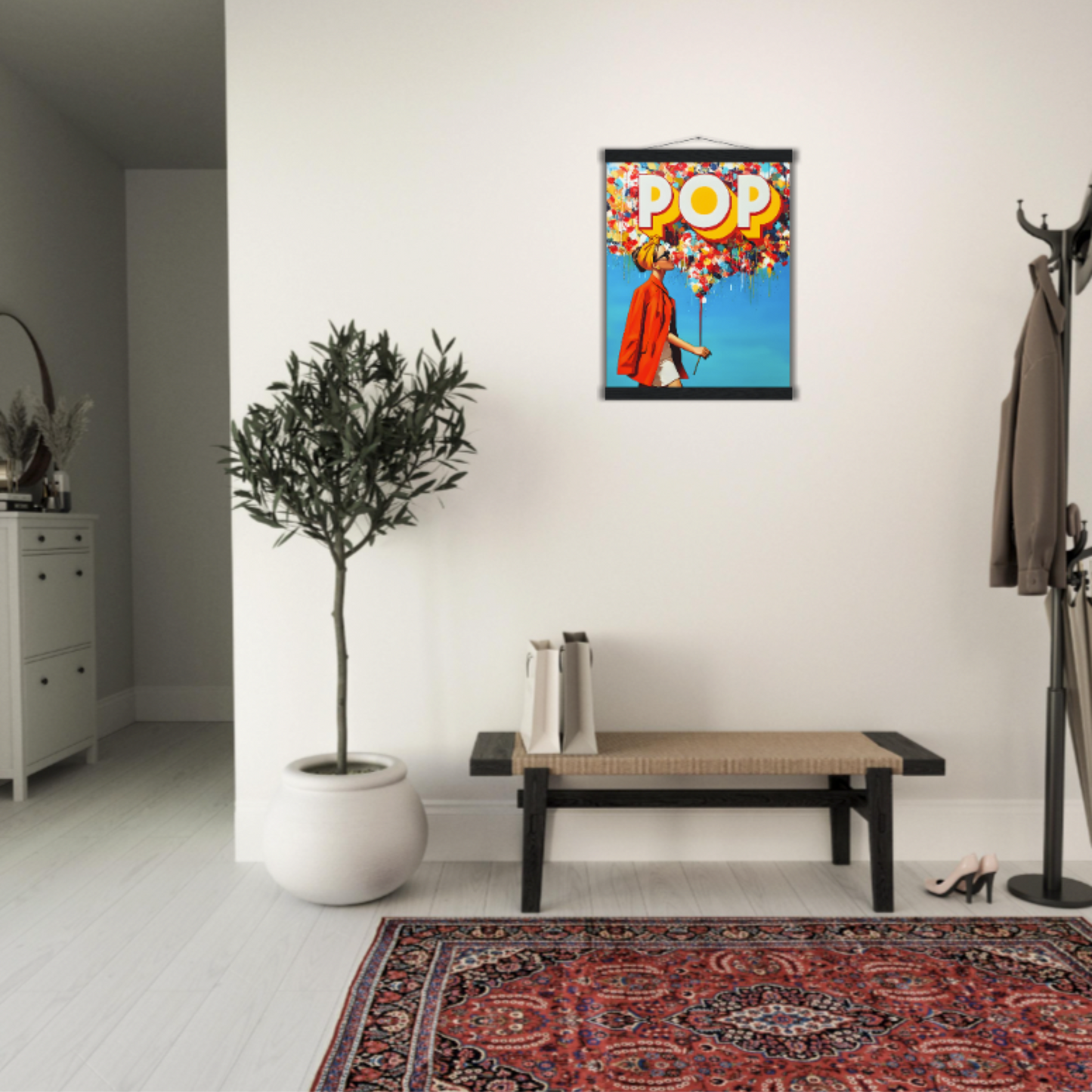 Wo Gedanken laut werden - Wandkunst by Wall Poetry