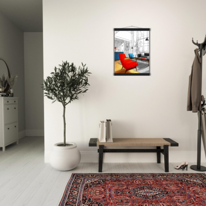 Innenansicht einer Idee - Wandkunst by Wall Poetry