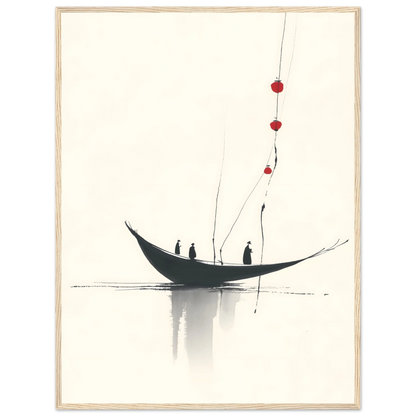 Boot der Drei - Wandkunst by Wall Poetry