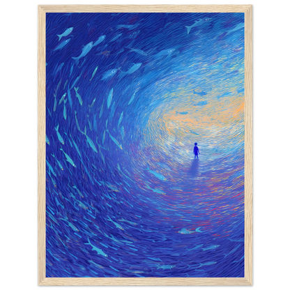 Tiefenlicht - Wandkunst by Wall Poetry