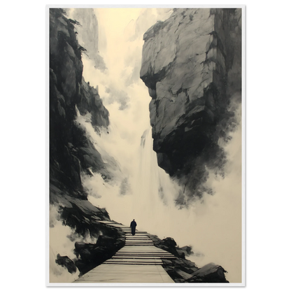 Nebel trägt mich heim - Wandkunst by Wall Poetry