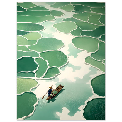 Flussmoment - Wandkunst by Wall Poetry
