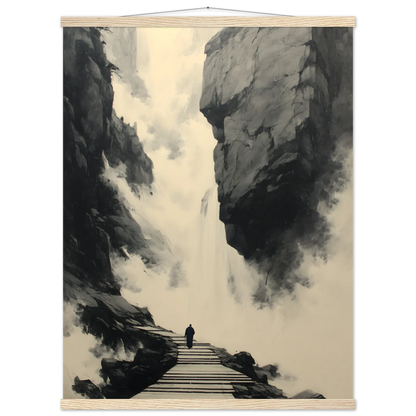 Nebel trägt mich heim - Wandkunst by Wall Poetry