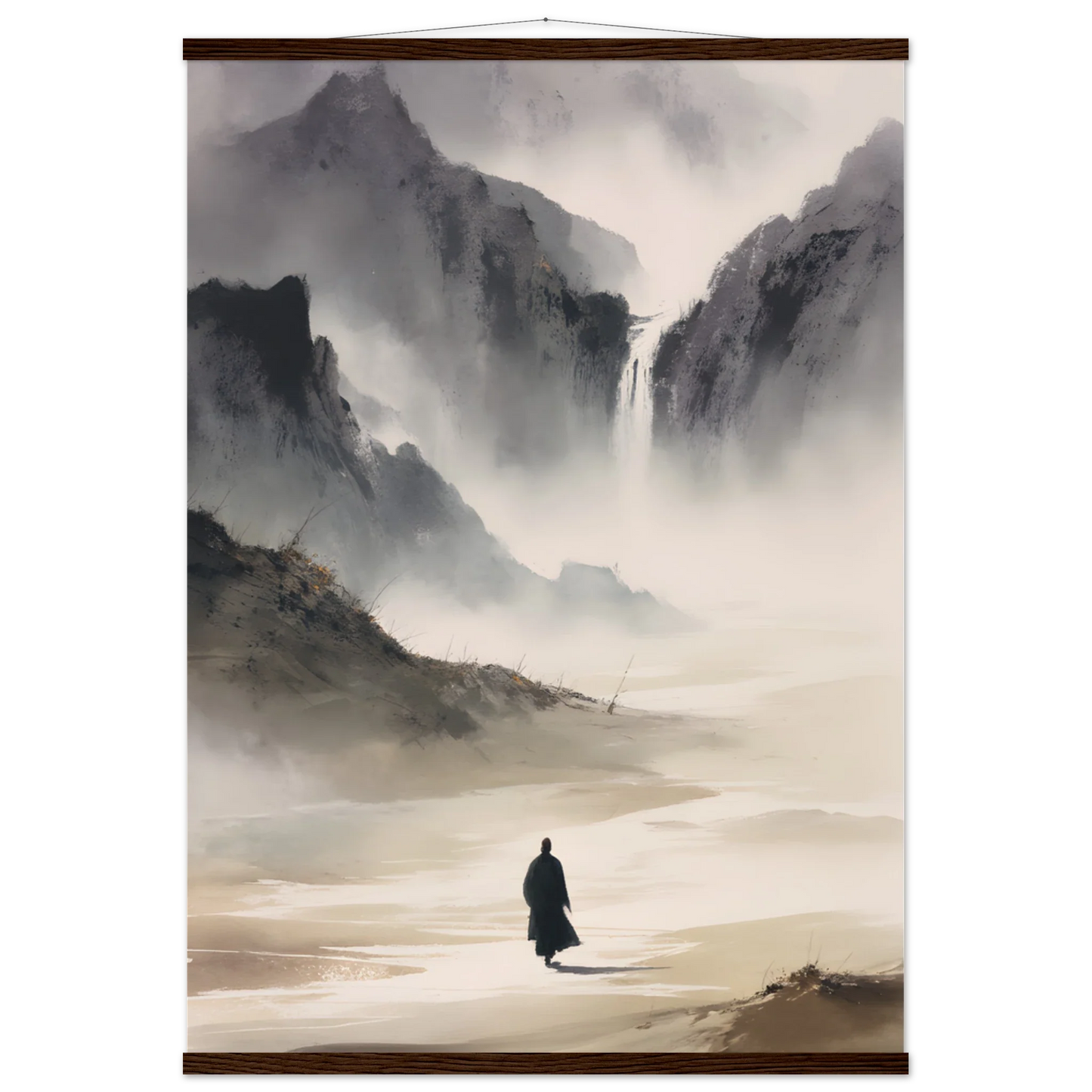 Schritte im Nebel - Wandkunst by Wall Poetry