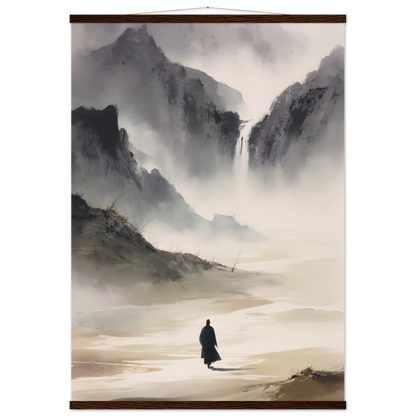 Schritte im Nebel - Wandkunst by Wall Poetry