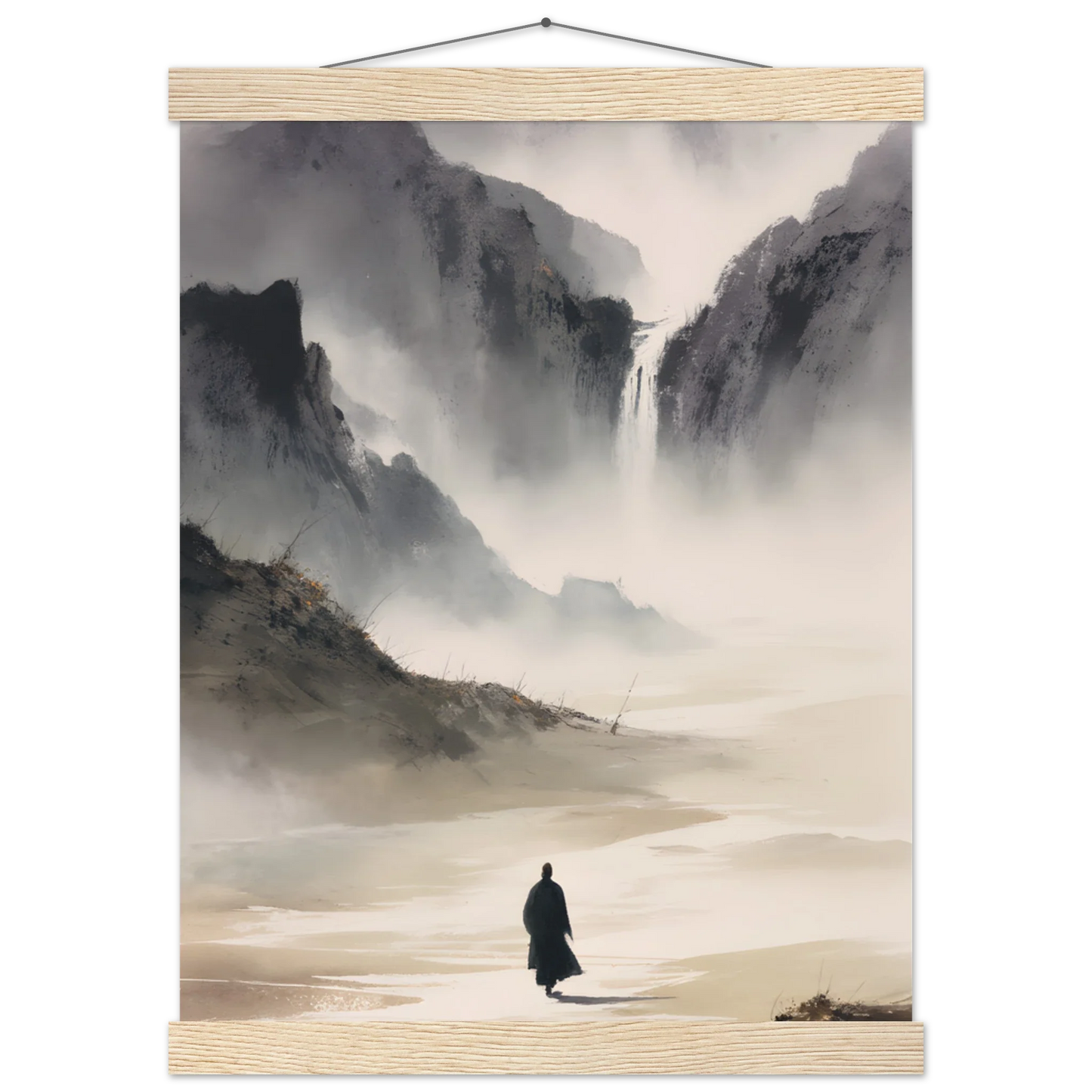 Schritte im Nebel - Wandkunst by Wall Poetry