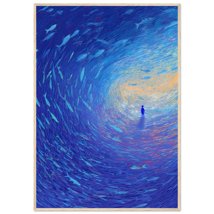 Tiefenlicht - Wandkunst by Wall Poetry