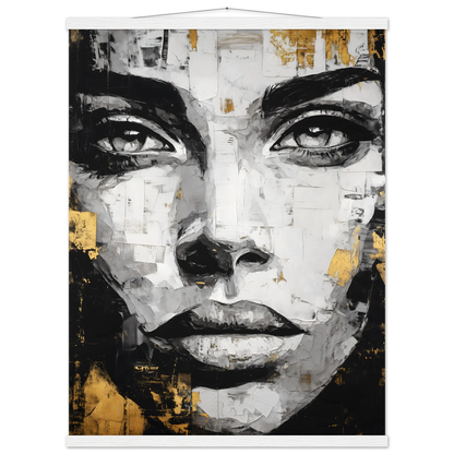 Goldenes Gefühl - Wandkunst by Wall-Poetry