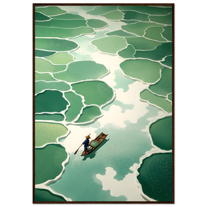 Flussmoment - Wandkunst by Wall Poetry