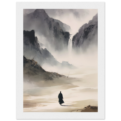 Schritte im Nebel - Wandkunst by Wall Poetry